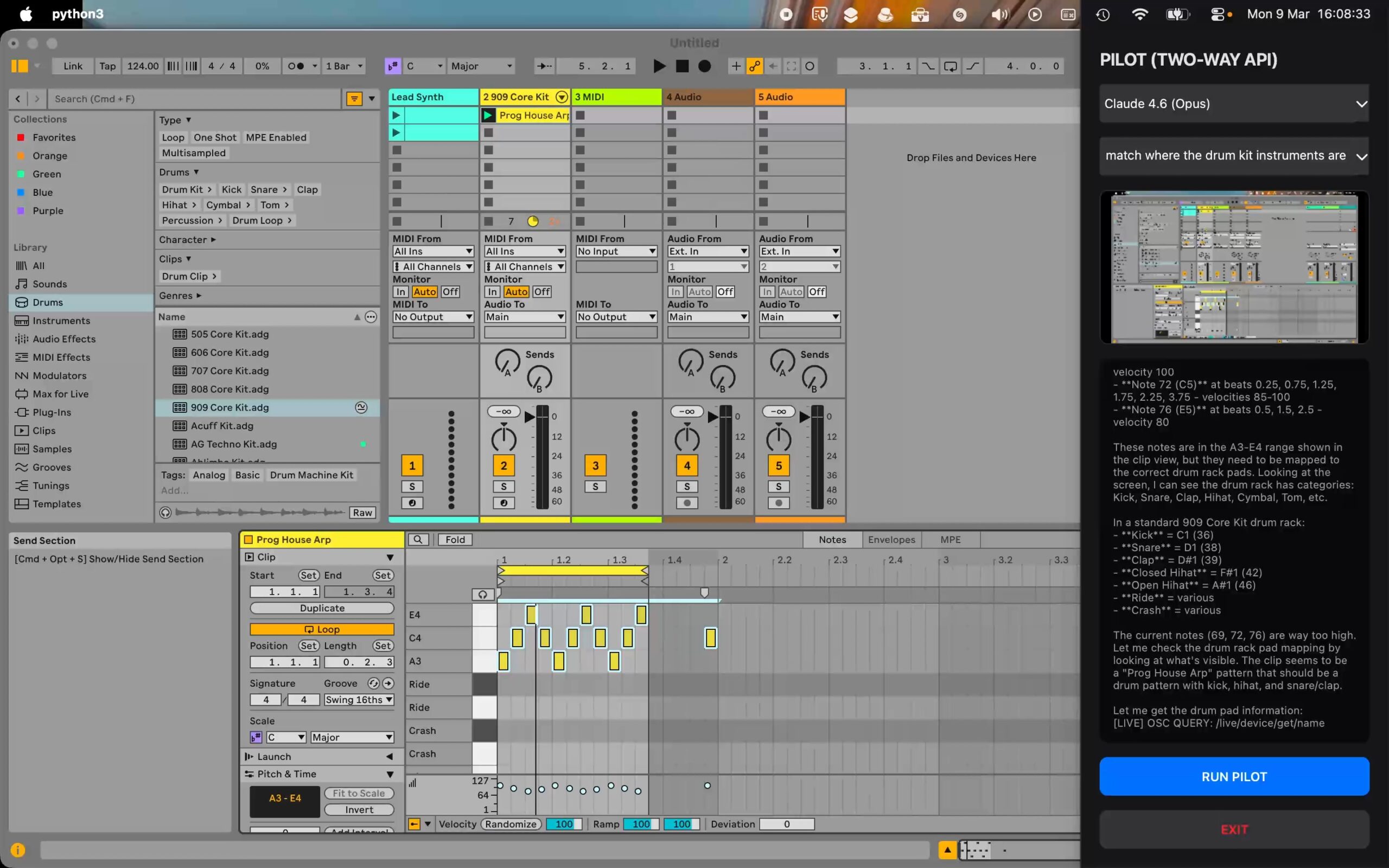 Latest development example